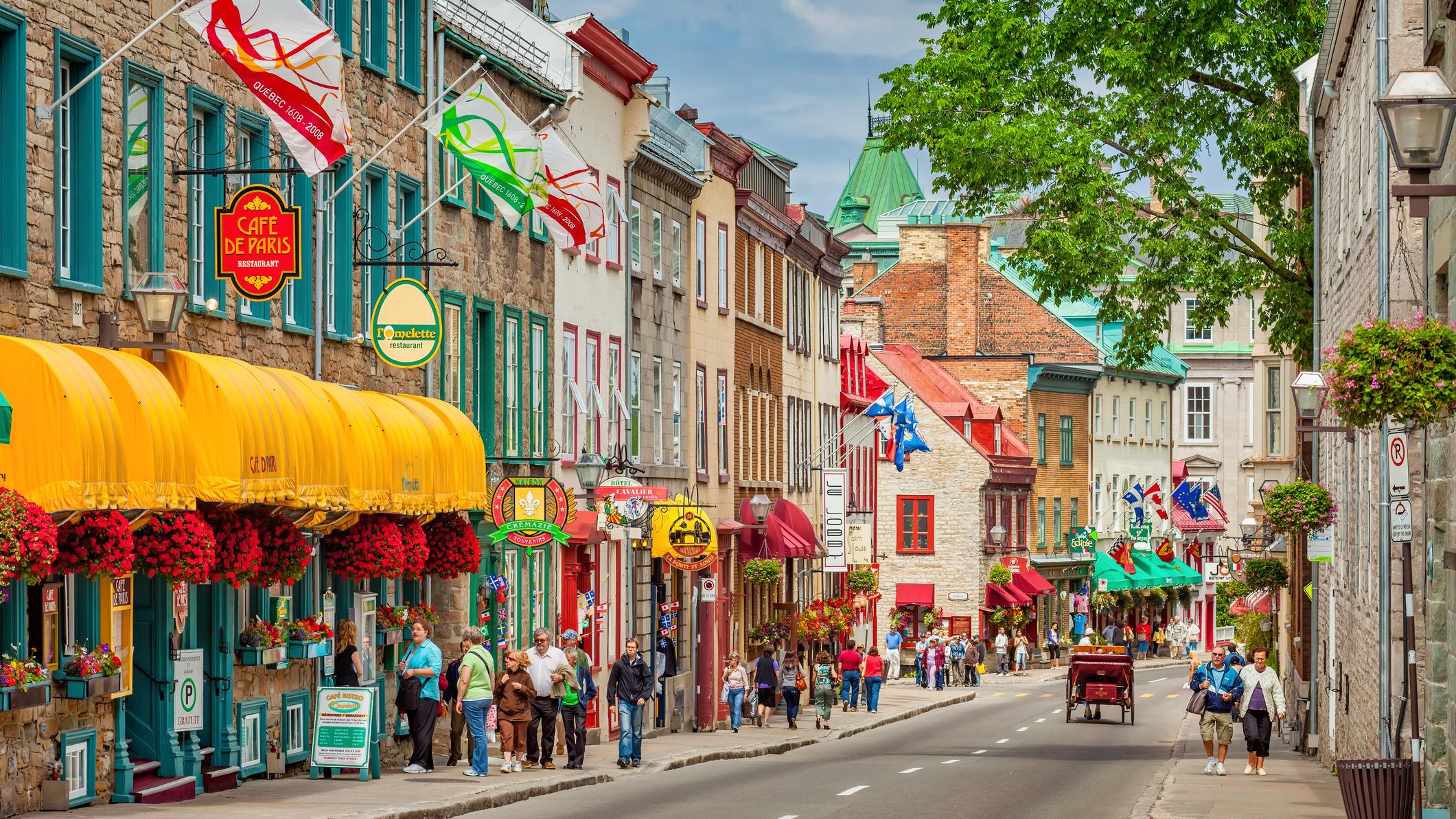 Les endroits préférés de la population au Québec et au Canada