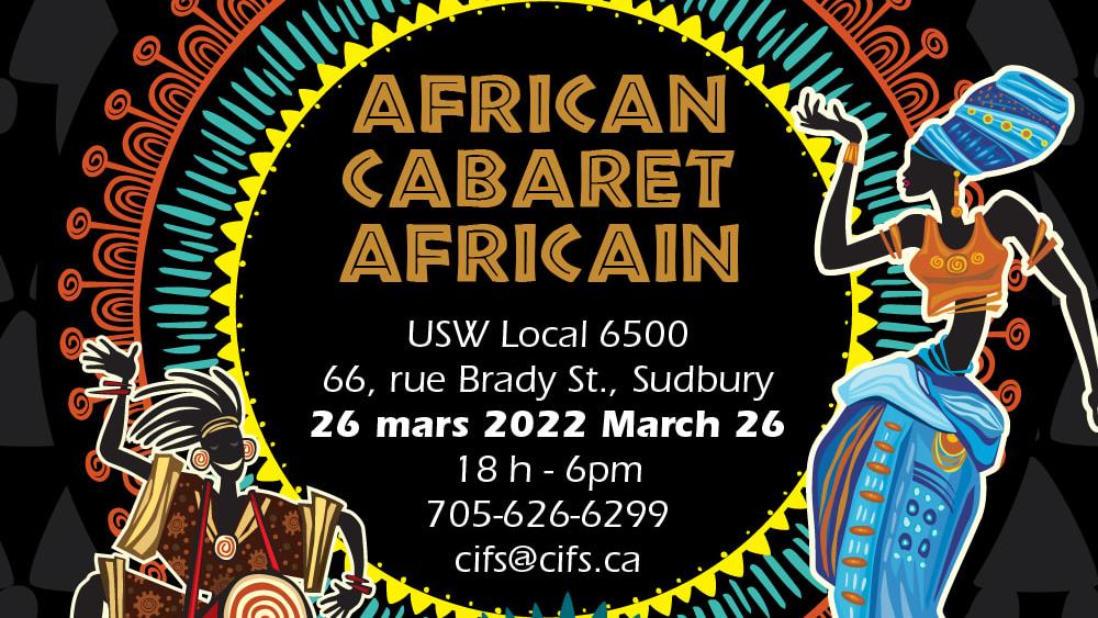 Bobo William sera du 22e Cabaret Africain de Sudbury en fin de semaine
Bobo William sera du 22e Cabaret Africain de Sudbury en fin de semaine