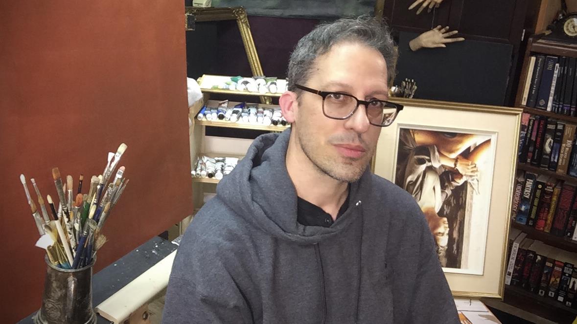 Un enseignant francophone présente sa première exposition d'oeuvres d'art