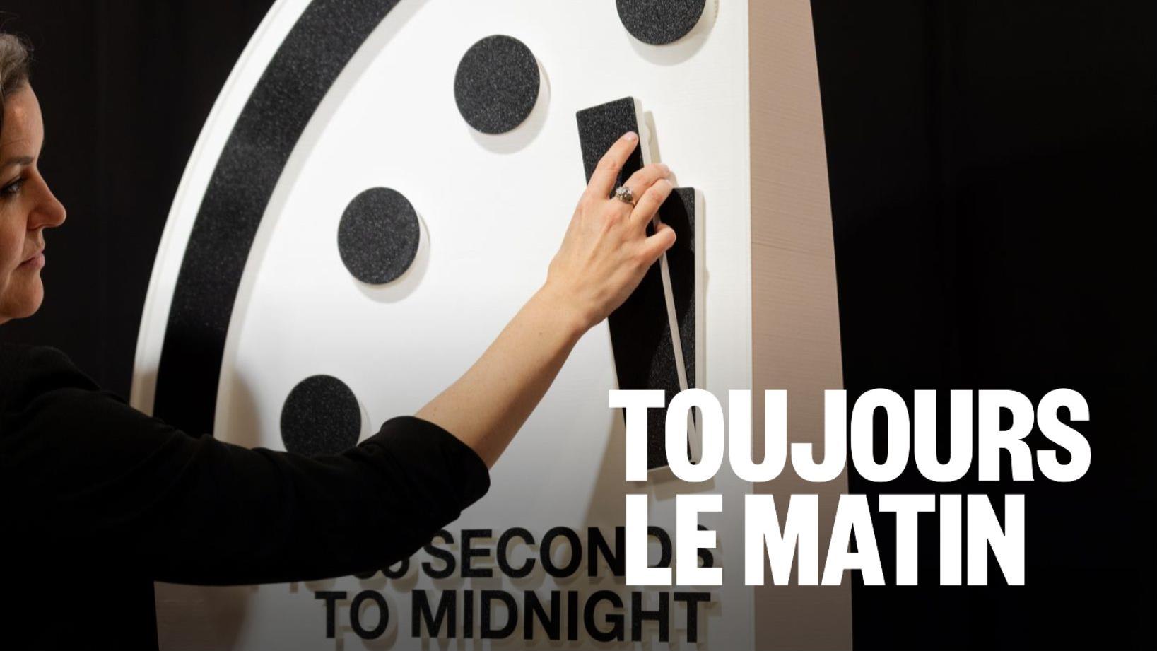 Minuit approche sur l’horloge de l’apocalypse