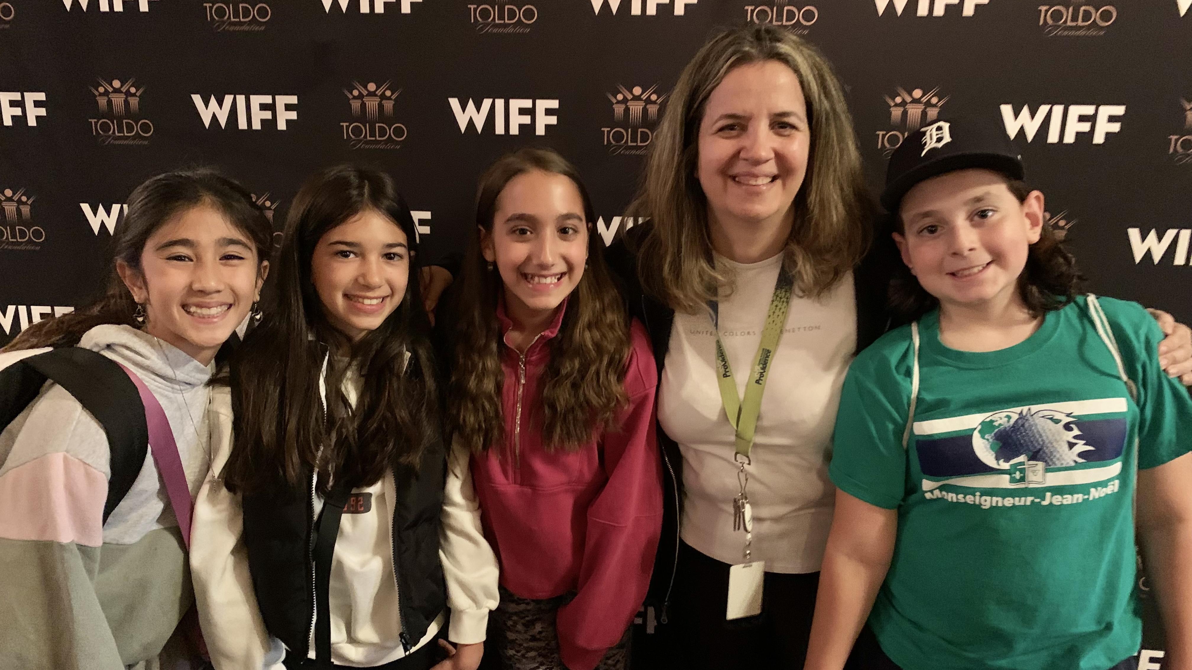 Des jeunes de la 3e à la 6e année au film Katak, le brave béluga au WIFF