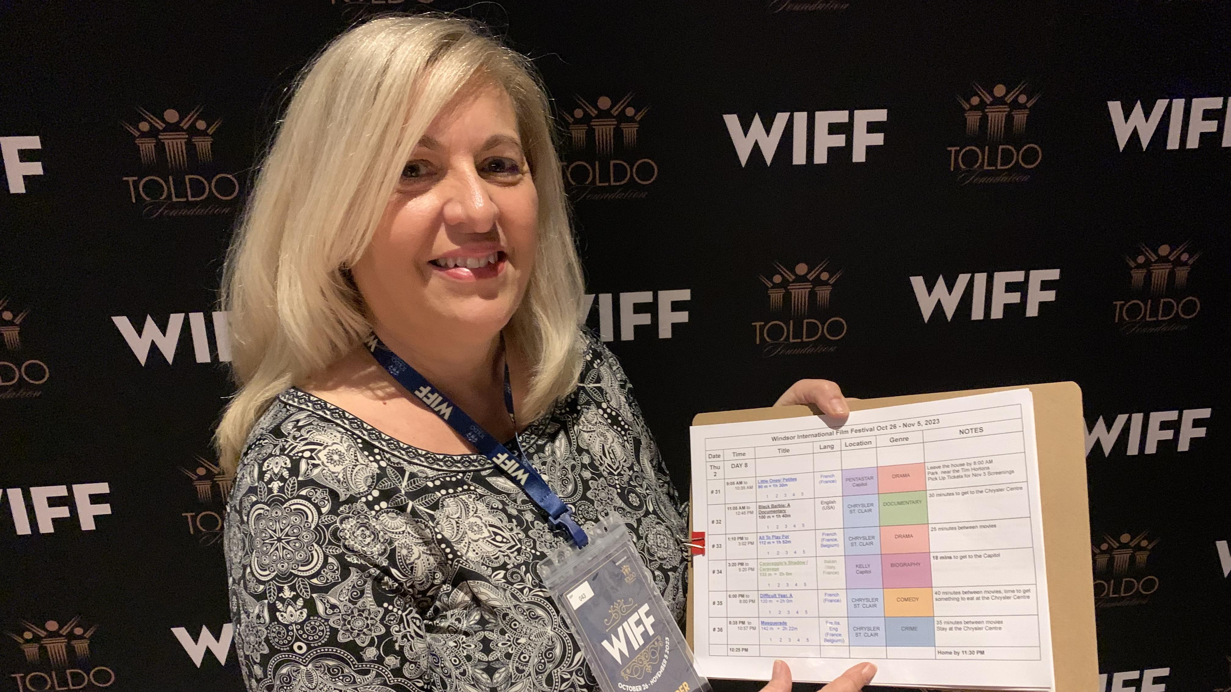 Cette cinéphile a vu plus de 70 films au WIFF en 2022