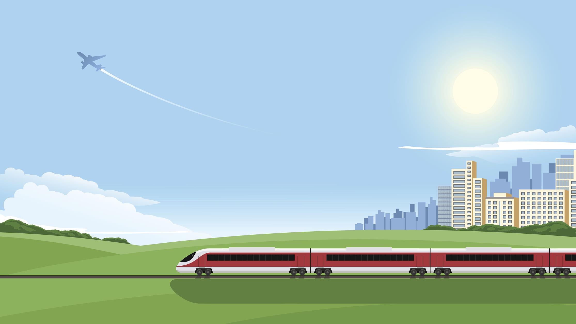 A train is slower than a. A train is slower than a