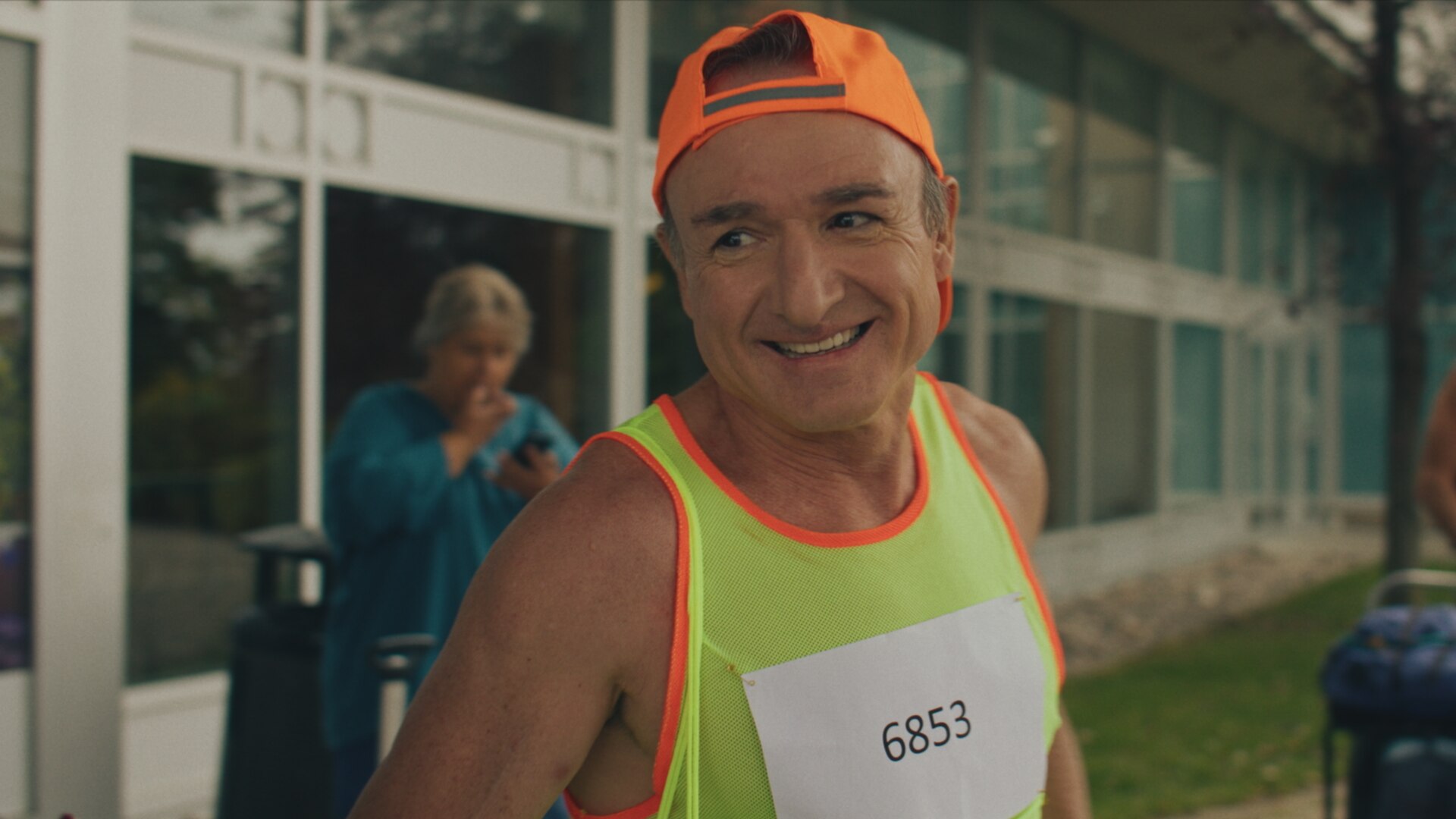 Bruno Blanchet à la course entre Lévis et Le Bic