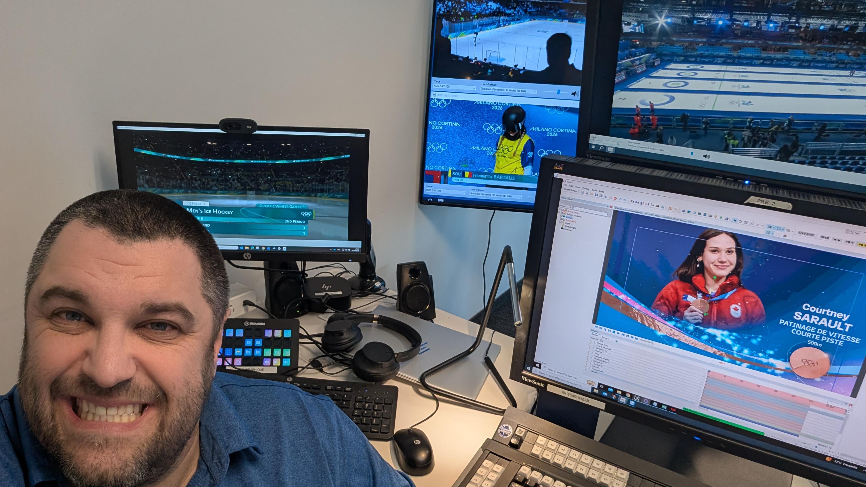 Jeux olympiques : un Port-Cartois dans les coulisses de la production télé