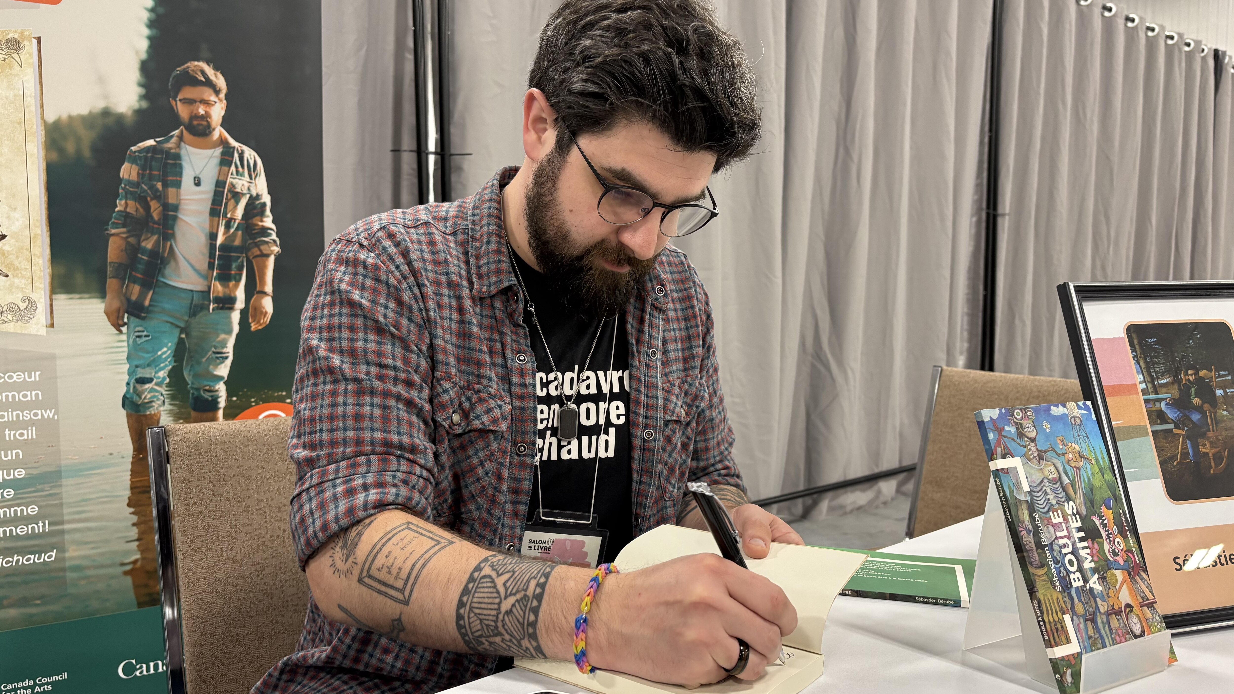 Rencontre avec l’auteur et poète acadien Sébastien Bérubé