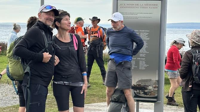 La TDLG à bottine s'est conclue aujourd'hui à Cap-Gaspé dans le parc Forillon. 