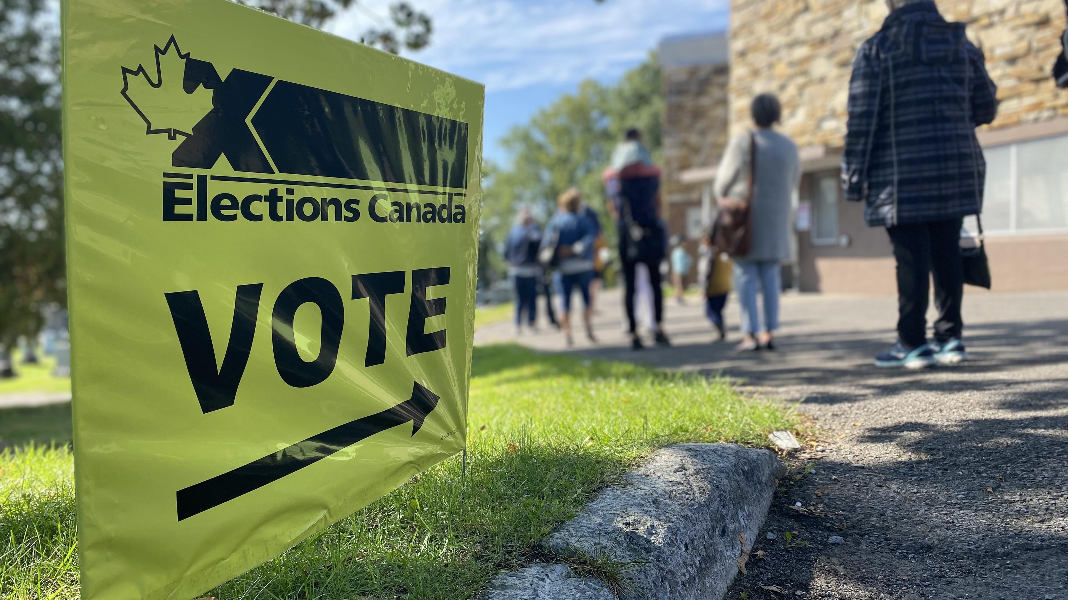 Journée de vote au Canada