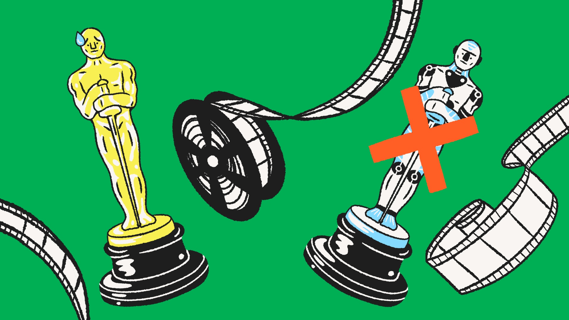 Pas d’Oscars pour l’IA : les acteurs virtuels jugés inadmissibles