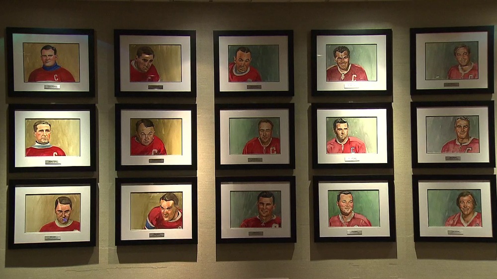 Héros obscur, le visage de Phil Goyette n'apparaît pas dans cette série de portraits des légendes du Canadien.