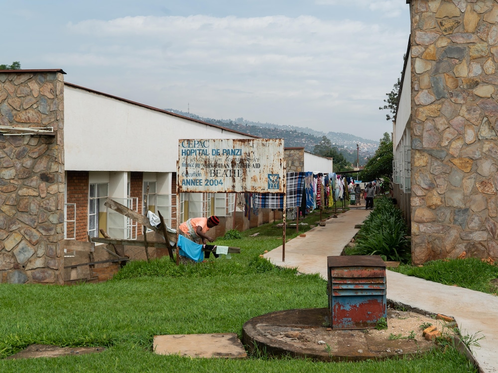 Le jardin de l’hôpital de Panzi.