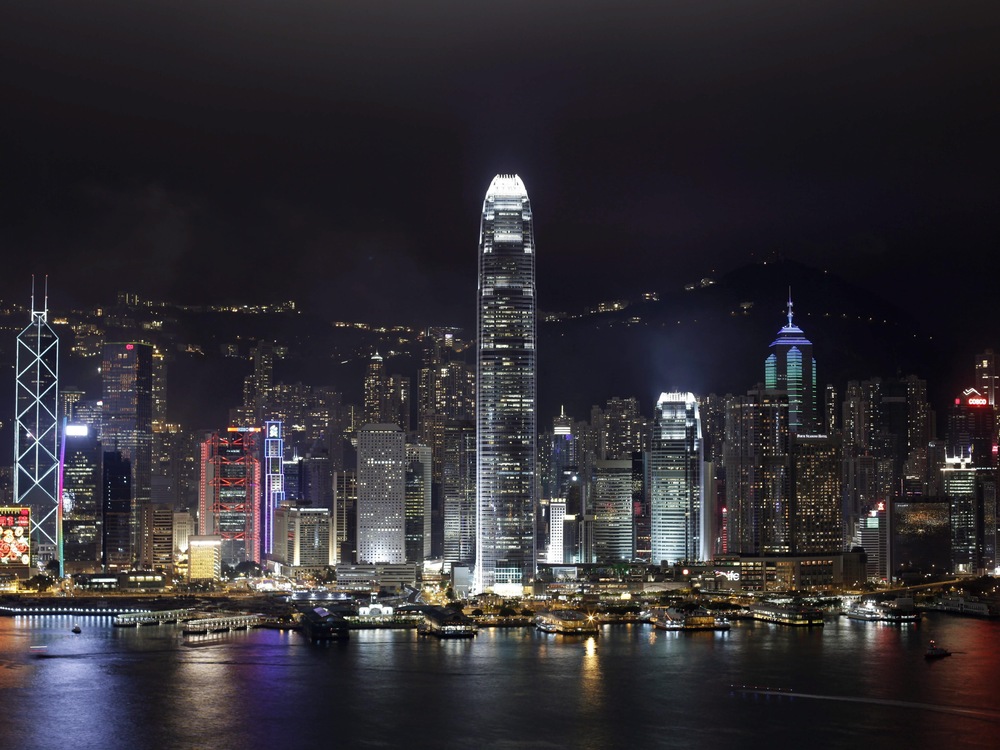 Le centre-ville de Hong Kong