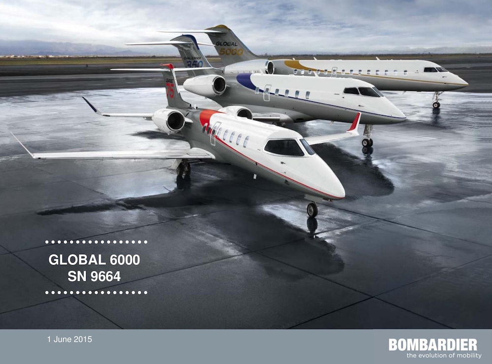Des Global 6000 sur un tarmac.