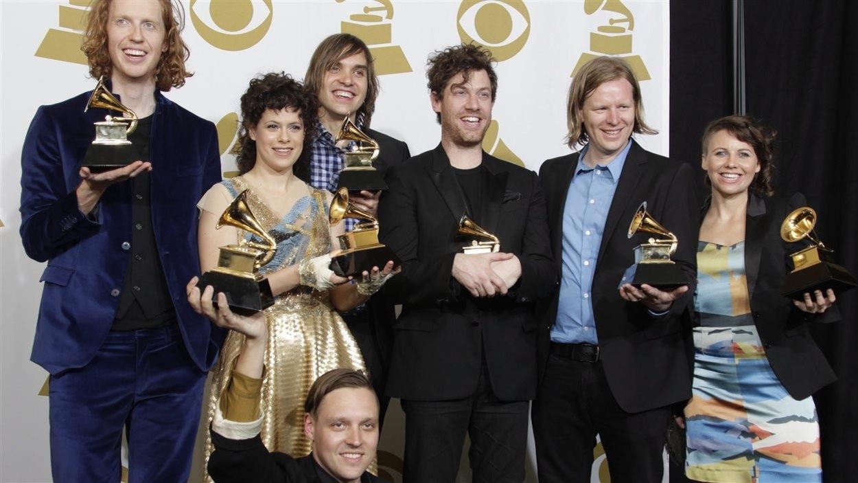 Arcade Fire à la remise des prix Grammy en 2011 Arcade Fire à la remise des prix Grammy en 2011