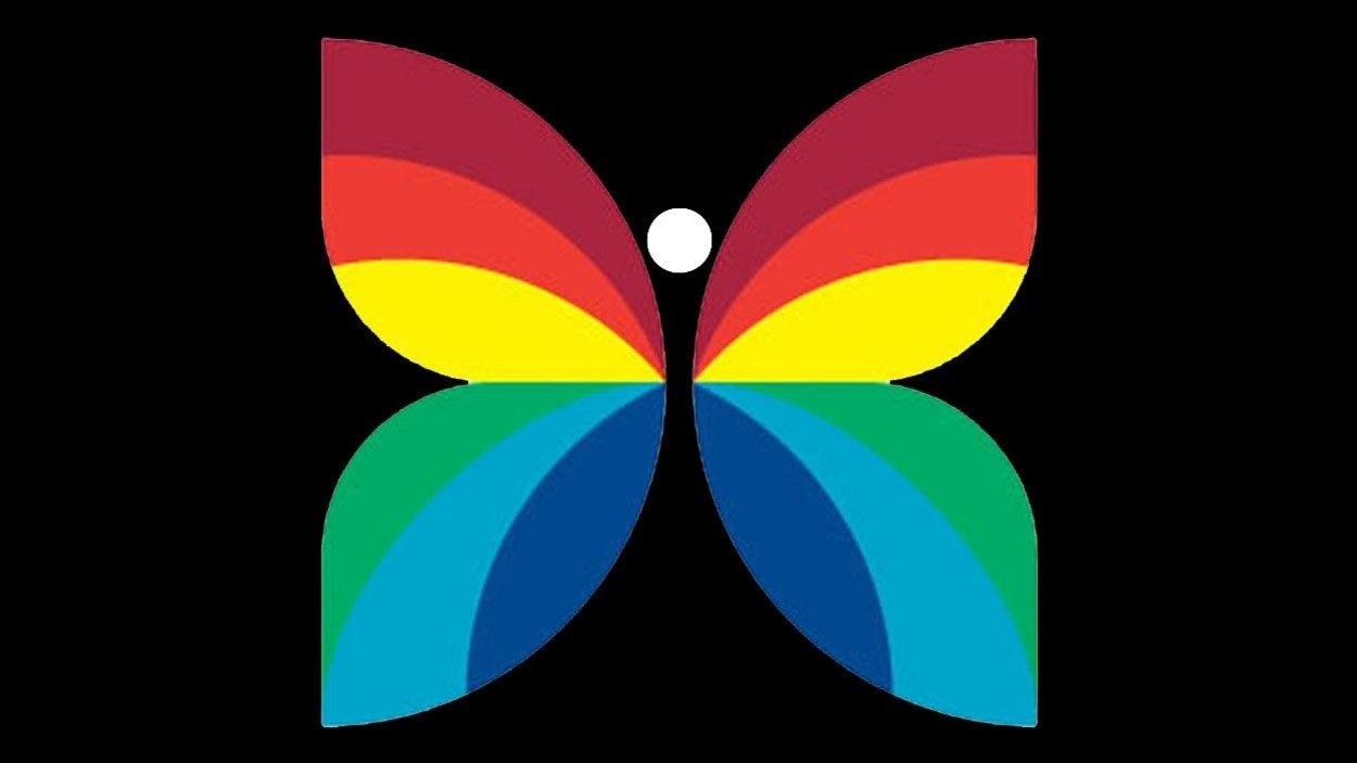 Le papillon de l'animation graphique de Radio-Canada Le papillon de l'animation graphique de Radio-Canada