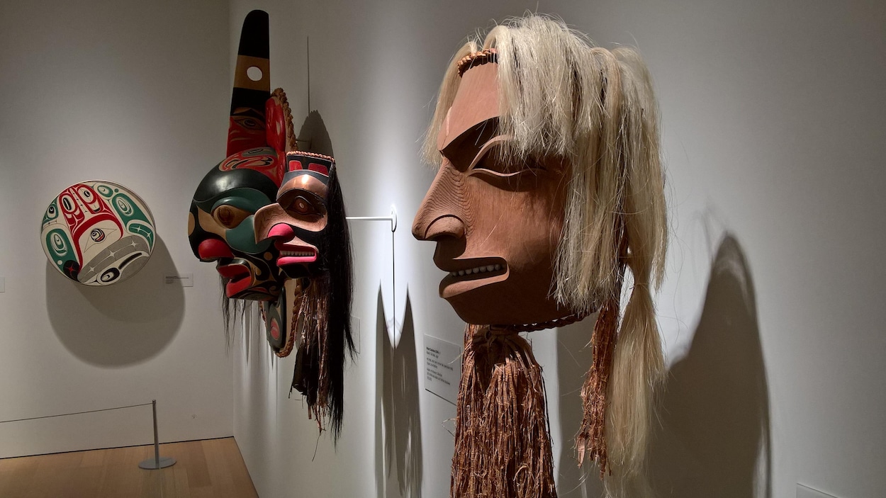Des masques autochtones au Musée Audain à Whistler Des masques autochtones au Musée Audain à Whistler