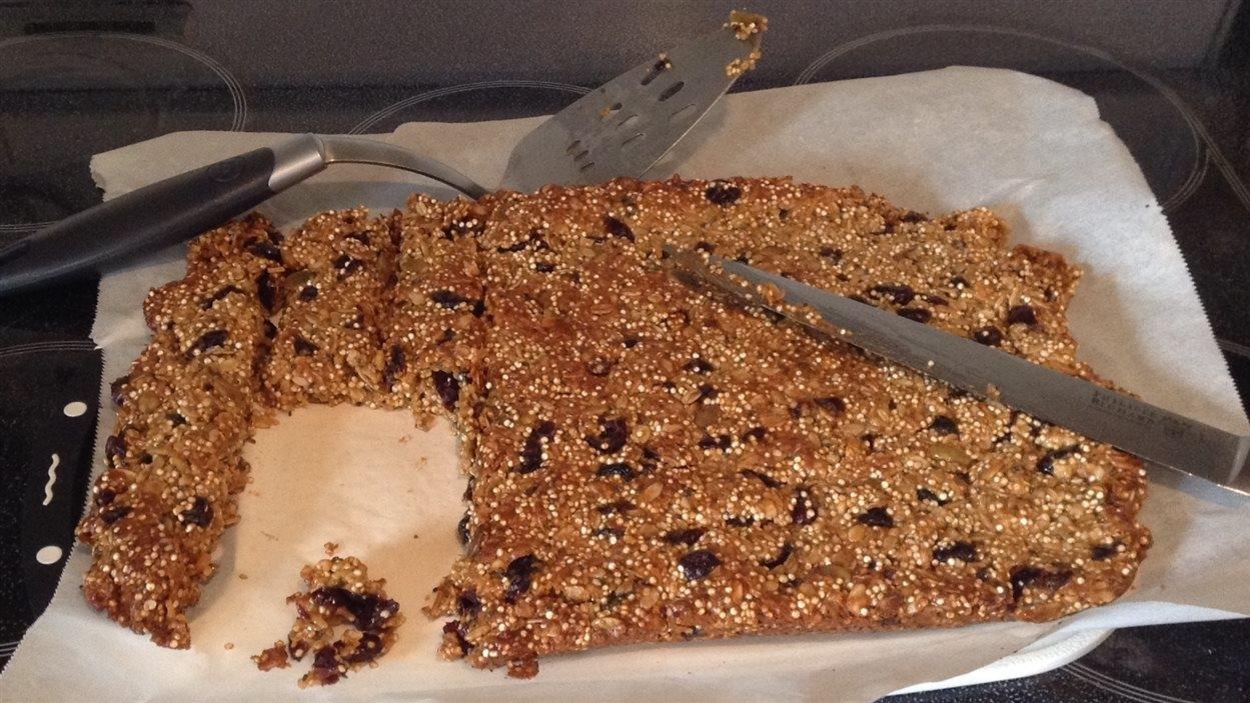 Barres de granola au quinoa Barres de granola au quinoa