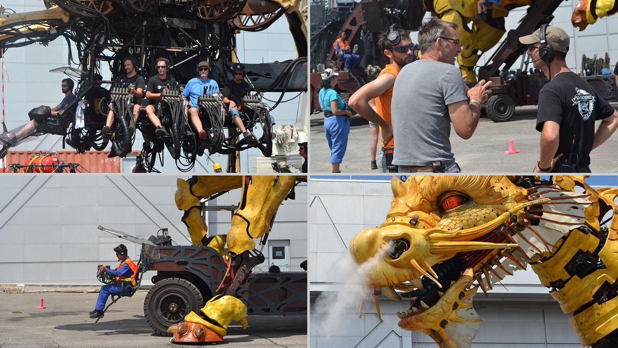 Les employés de la compagnie française La Machine Les employés de la compagnie française La Machine