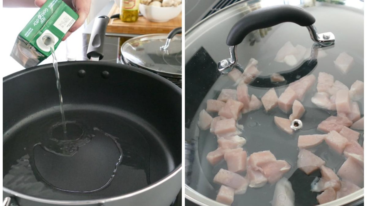 Cuisson du poulet. Cuisson du poulet.