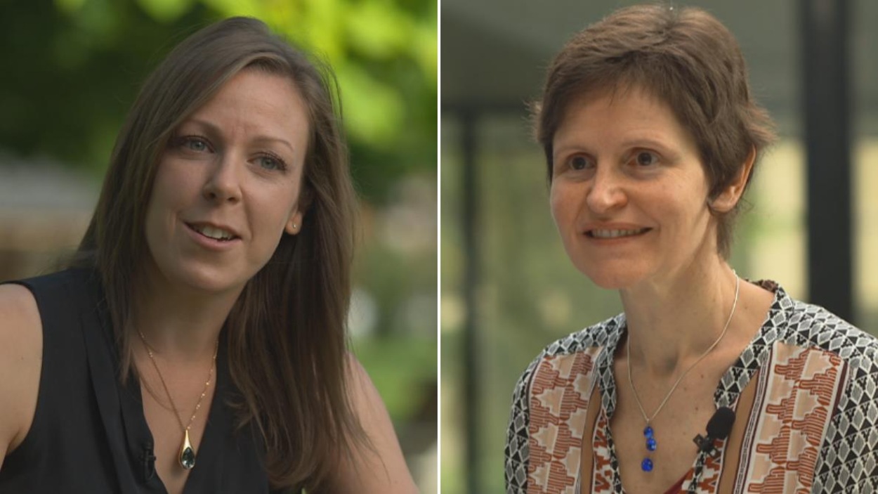 Émilie De Tournay-Jetté, psychologue à Institut universitaire de santé mentale de Montréal (à gauche) et Hélène Lœvenbruck (à droite), chercheuse en neurolinguistique, Laboratoire de Psychologie et NeuroCognition, CNRS, Université Grenoble Alpes Émilie De Tournay-Jetté, psychologue à Institut universitaire de santé mentale de Montréal (à gauche) et Hélène Lœvenbruck (à droite), chercheuse en neurolinguistique, Laboratoire de Psychologie et NeuroCognition, CNRS, Université Grenoble Alpes