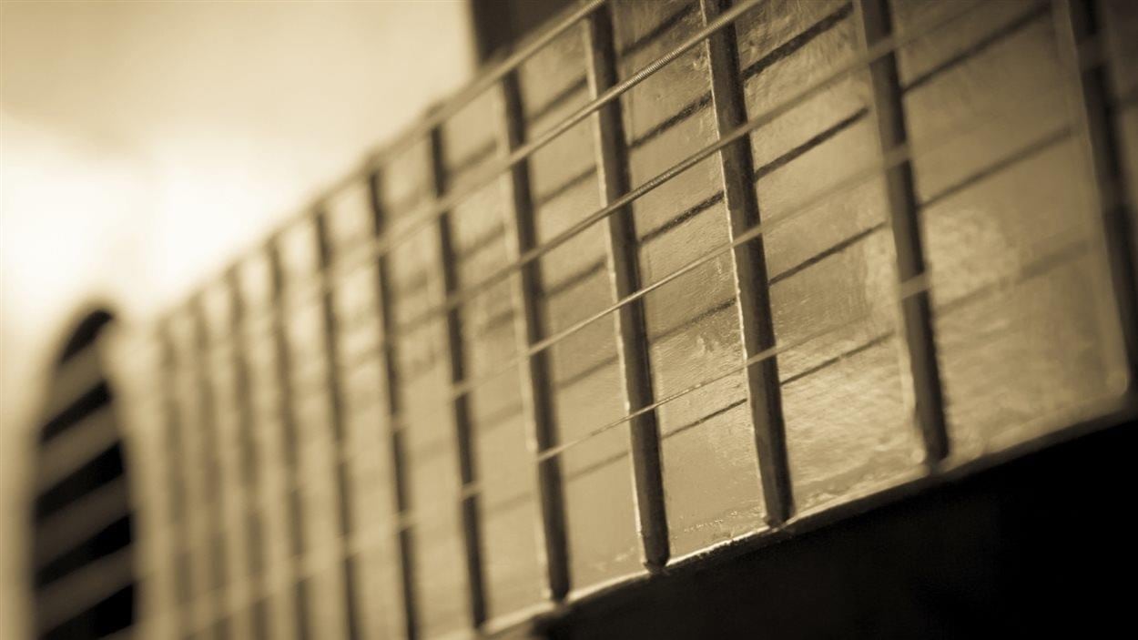 Une guitare country. Une guitare country.