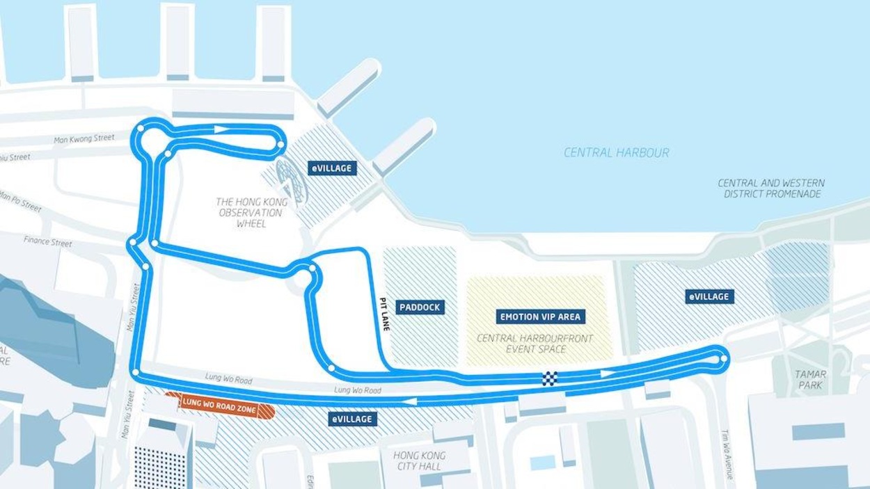 Le circuit de Formule E de Hong Kong Photo : Radio-Canada