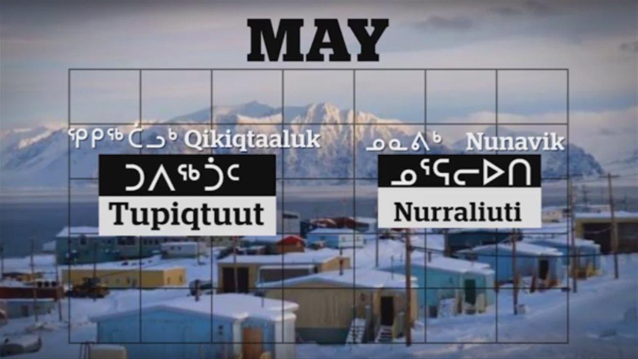 Mai en inuktitut Mai en inuktitut