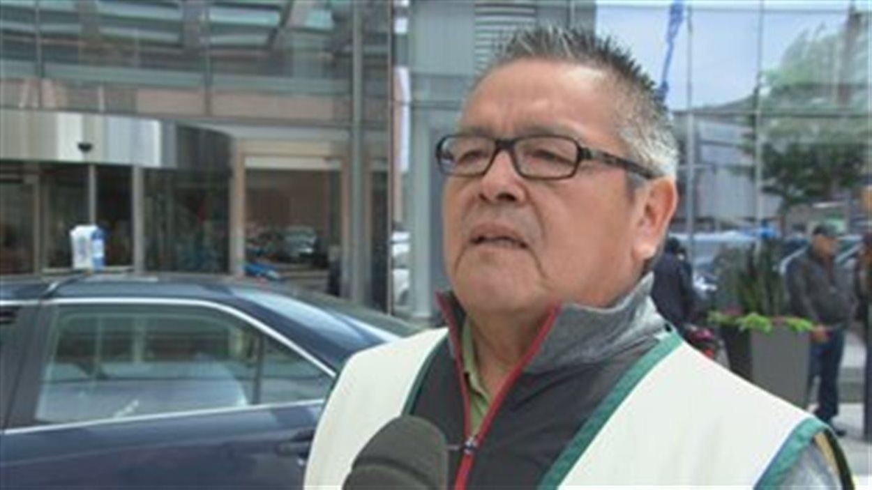 Le chef de la communauté innue de Mingan, Jean-Charles Piétacho Le chef de la communauté innue de Mingan, Jean-Charles Piétacho