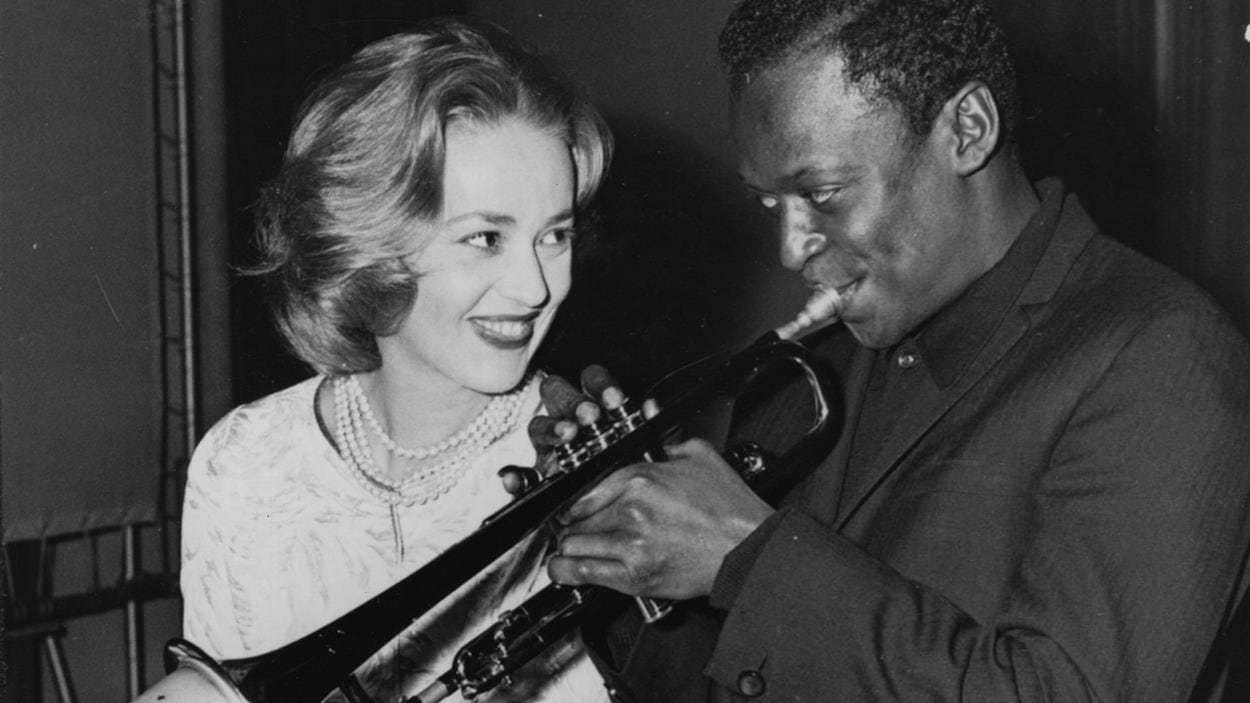 Jeanne Moreau et Miles Davis Jeanne Moreau et Miles Davis