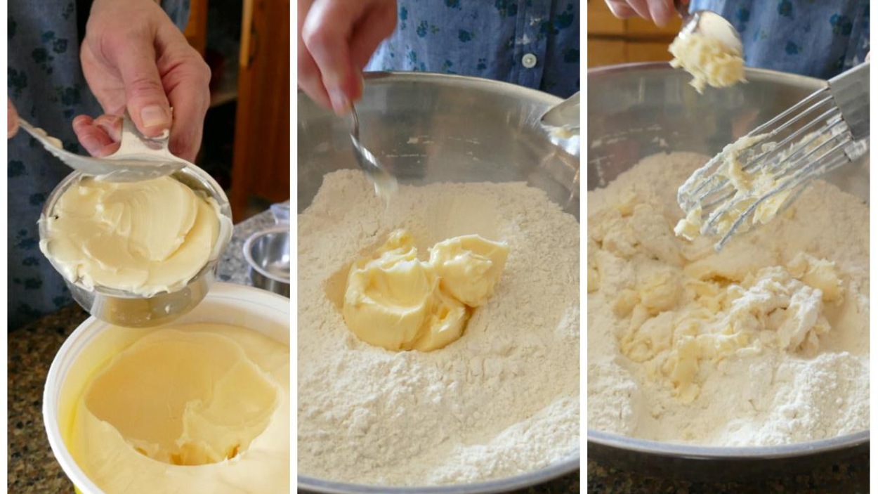 Margarine et farine Margarine et farine