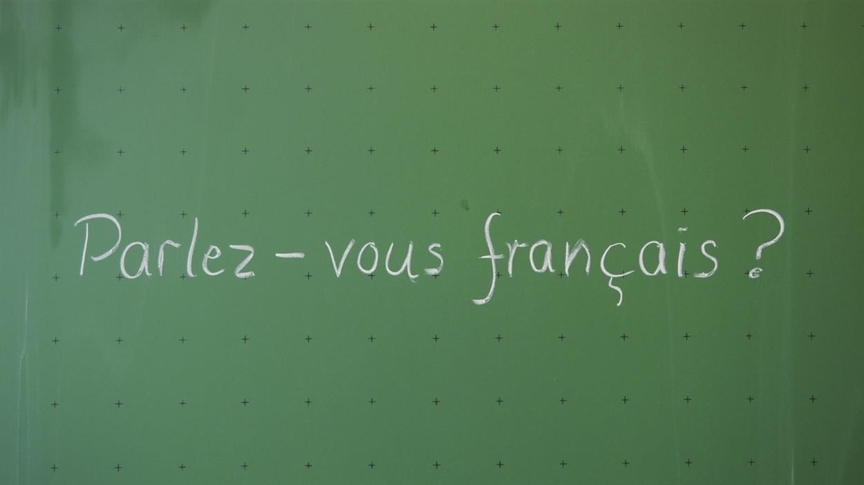 Tableau dans une classe de français Tableau dans une classe de français