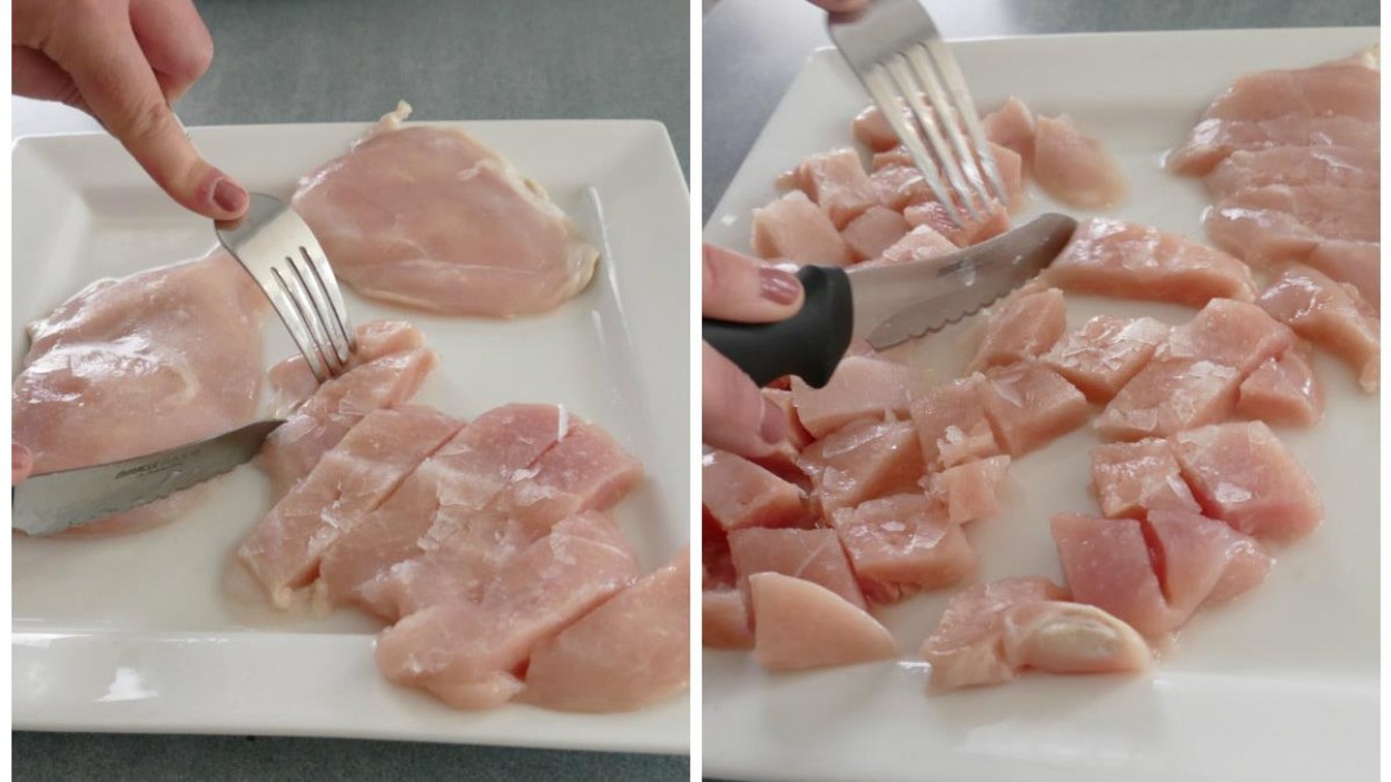 Le poulet. Le poulet.