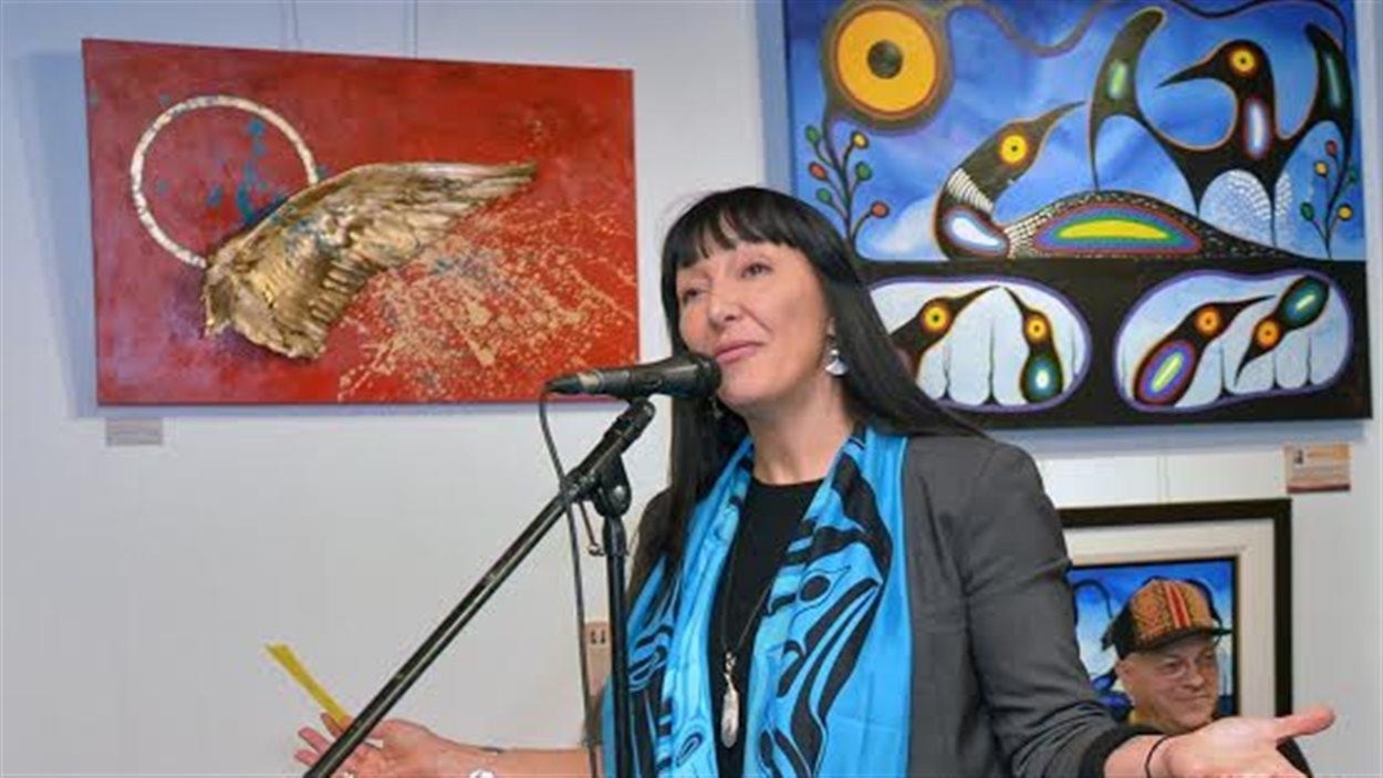 Nadine St-Louis, la directrice générale des Productions Feux Sacrés Nadine St-Louis, la directrice générale des Productions Feux Sacrés