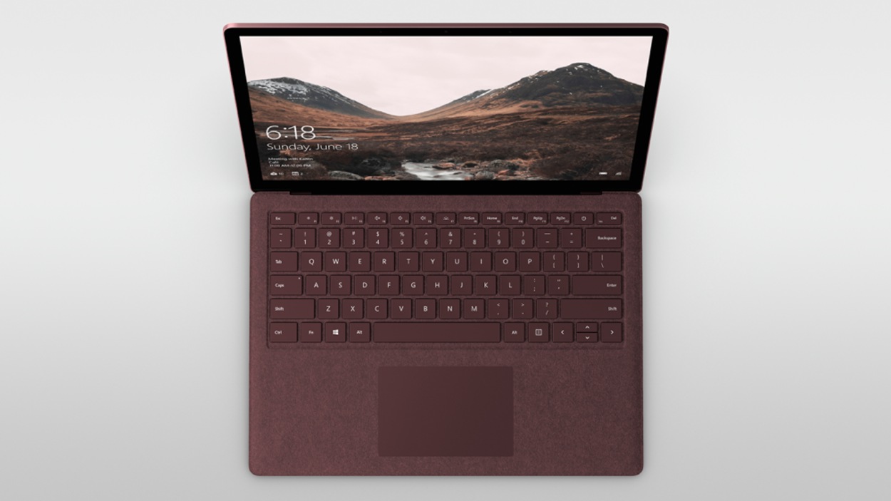 L'ordinateur portatif Surface de Microsoft. L'ordinateur portatif Surface de Microsoft.