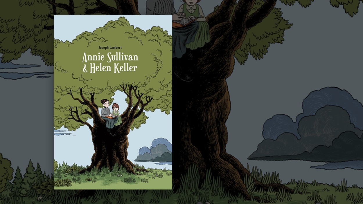 Un dessin de deux femmes assises sur un arbre. Un dessin de deux femmes assises sur un arbre.