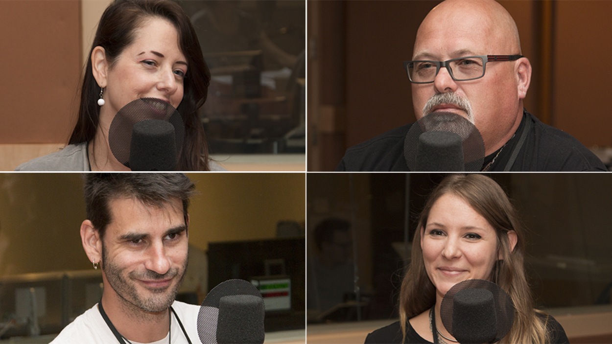 De g. à d. : Melsa Montagne, Michel Couture, Nicolas des Ormeaux et Joyane Marcotte De g. à d. : Melsa Montagne, Michel Couture, Nicolas des Ormeaux et Joyane Marcotte