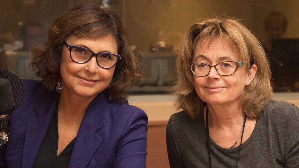 Les journalistes Alexandra Szacka et Agnès Gruda Les journalistes Alexandra Szacka et Agnès Gruda