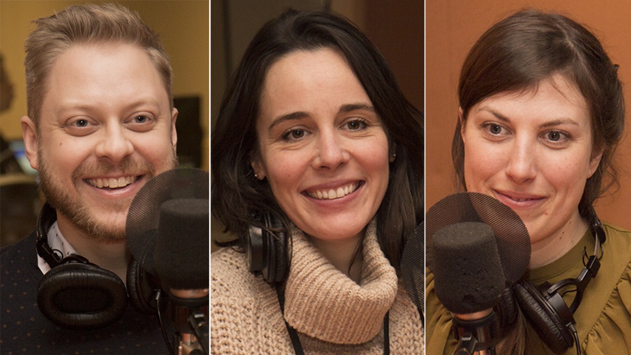 Guillaume Lambert, Valérie Cadieux et Sarianne Cormier au studio 18 de Radio-Canada, à Montréal, le 22 janvier 2018 Guillaume Lambert, Valérie Cadieux et Sarianne Cormier au studio 18 de Radio-Canada, à Montréal, le 22 janvier 2018