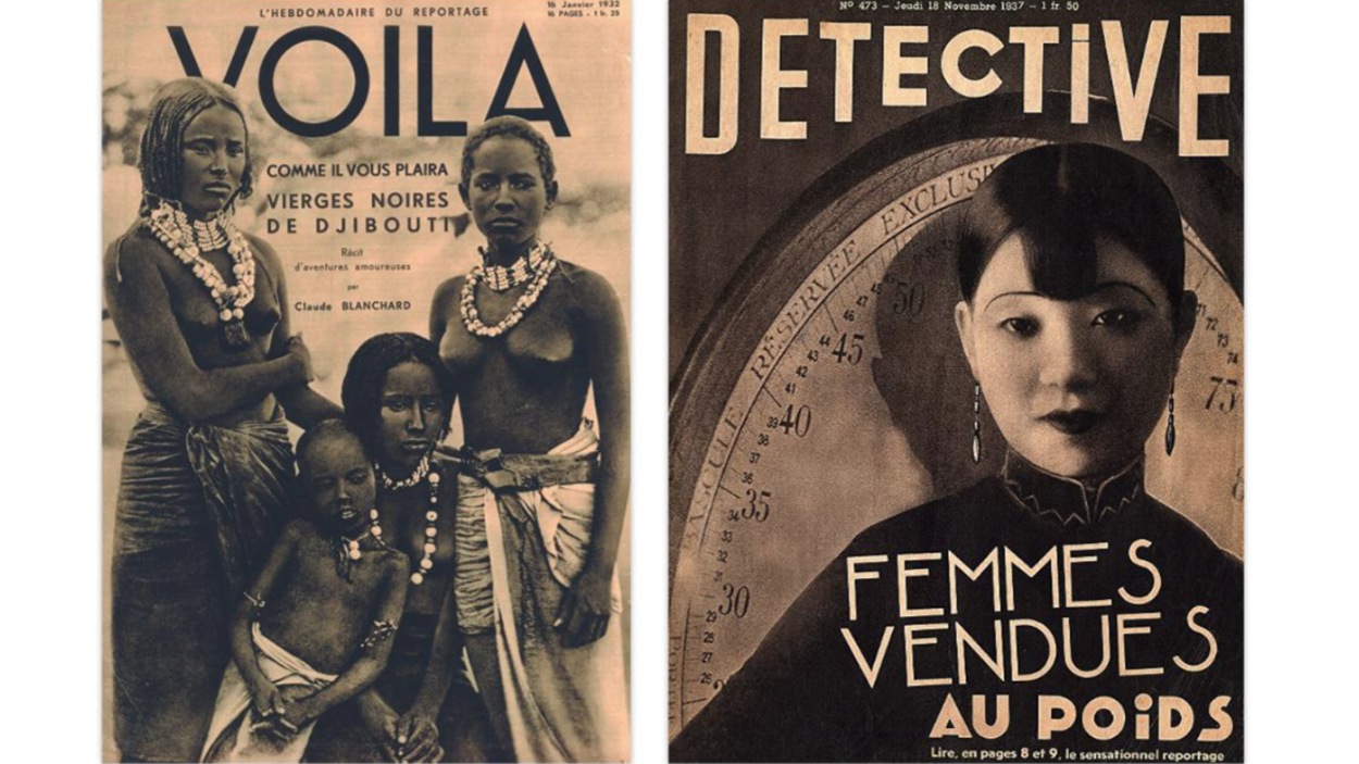 Des couvertures de magazines tirées du livre <i>Sexe, race et colonies</i> Des couvertures de magazines tirées du livre <i>Sexe, race et colonies</i>