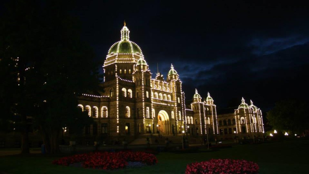 Le Parlement de Victoria, la nuit. Le Parlement de Victoria, la nuit.