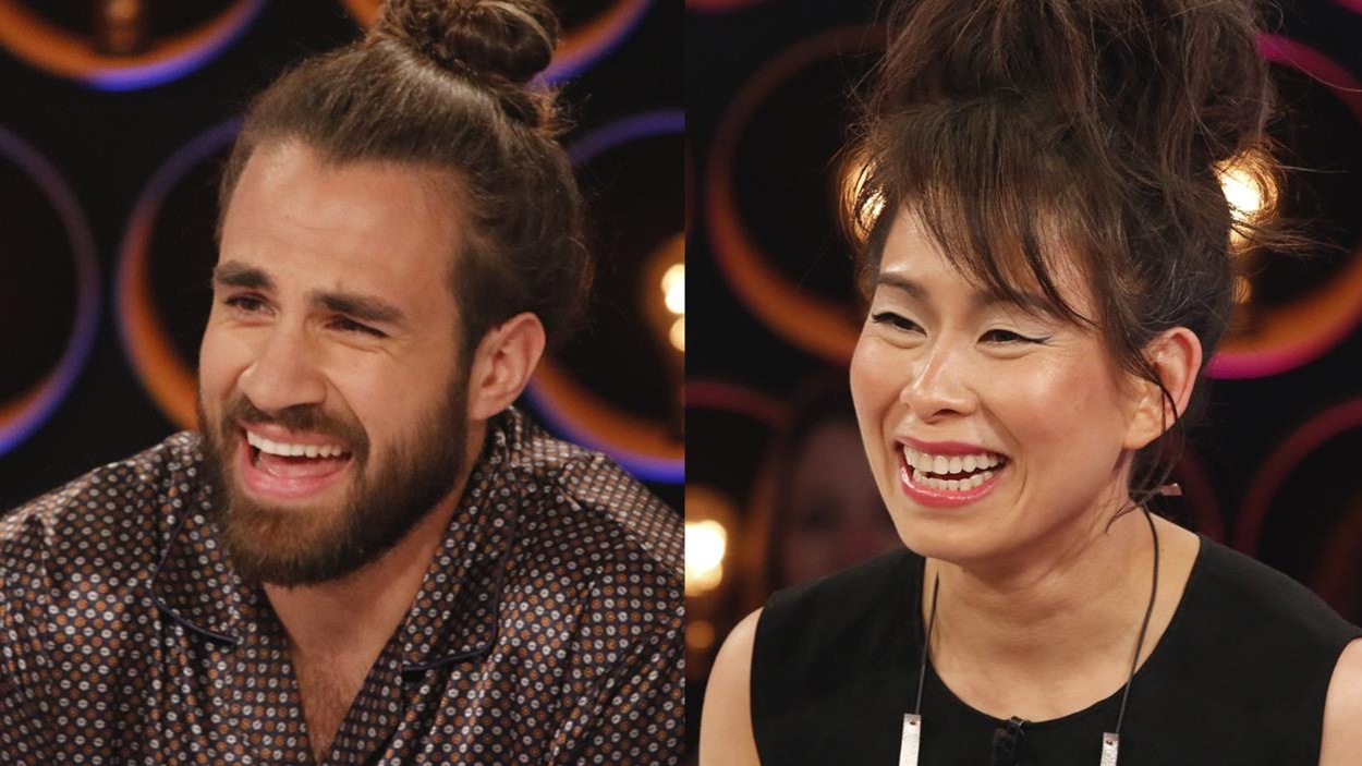 Portrait des deux artistes. Portrait des deux artistes.