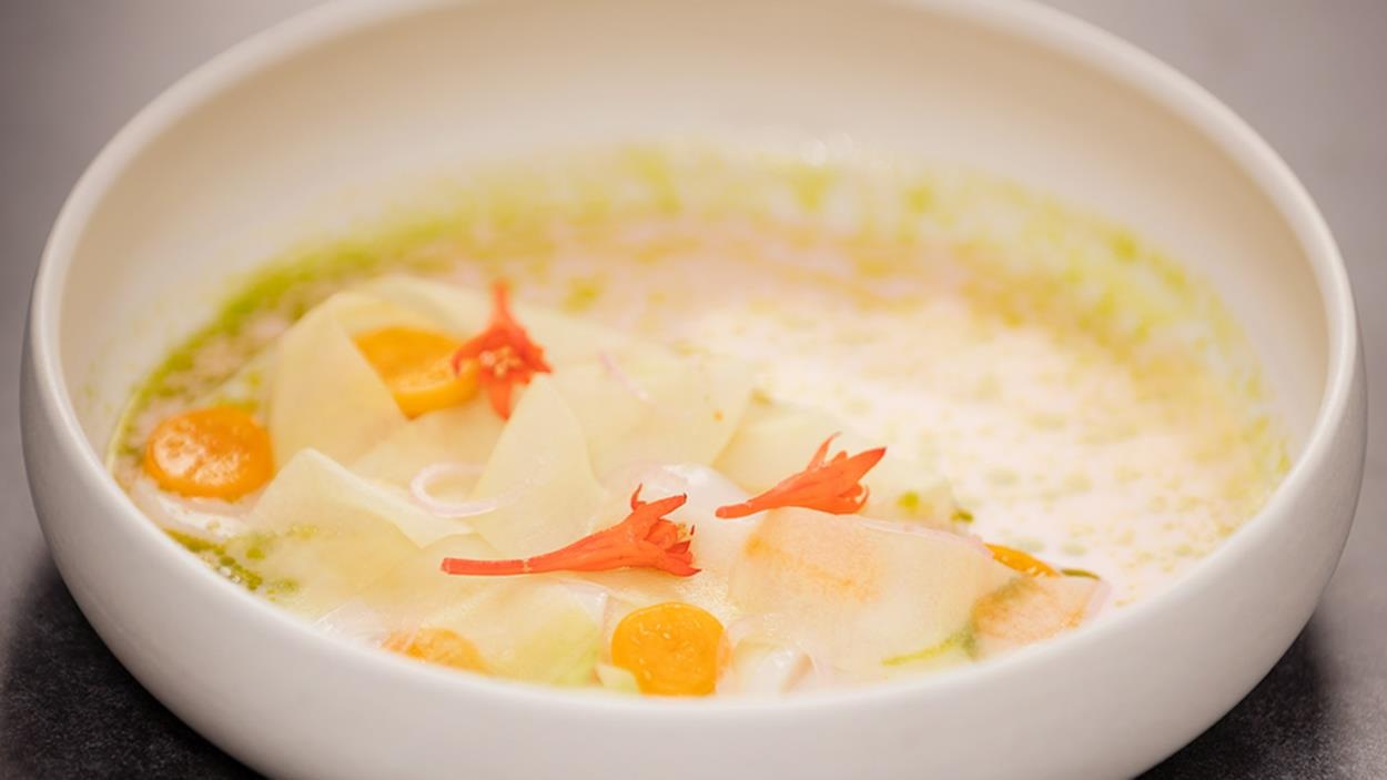 Ceviche de pétoncles. Ceviche de pétoncles.