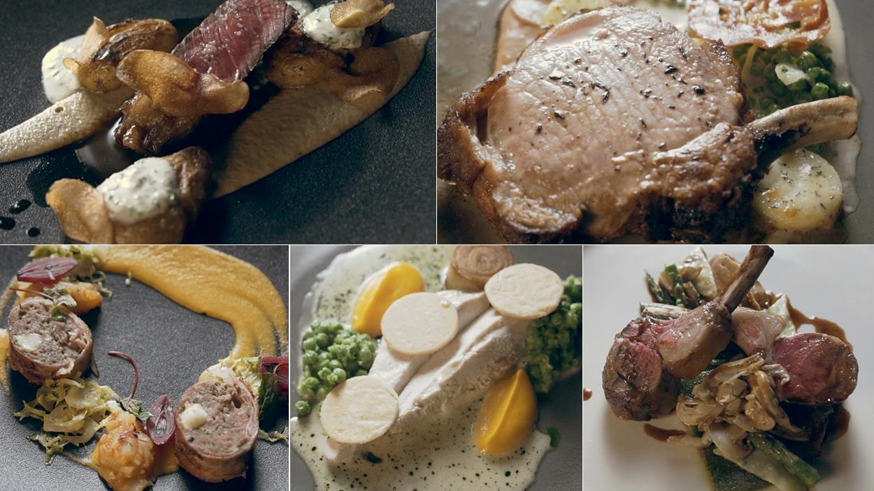 Un montage photo de 5 recettes. Un montage photo de 5 recettes.