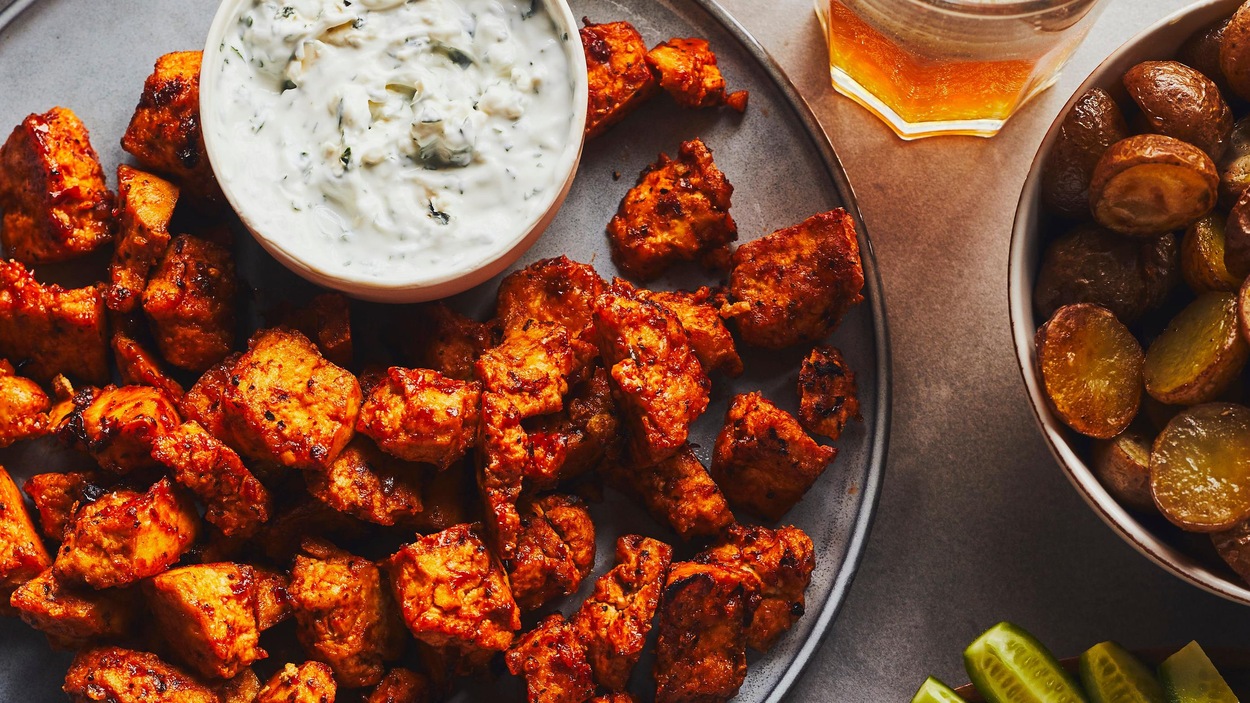 Tofu façon ailes de poulet Savourer ICI RadioCanada.ca Télé