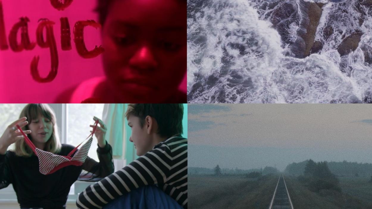 Des images tirées de quatre films. Des images tirées de quatre films.