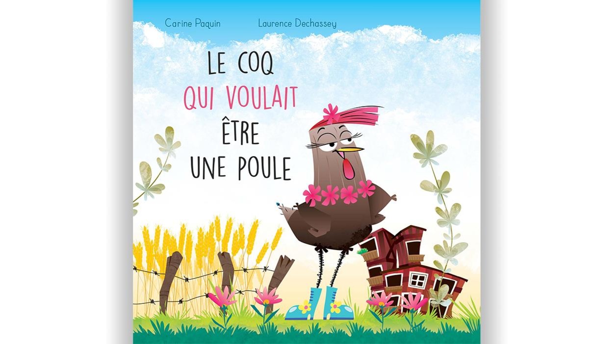 Page couverture du livre Le coq qui voulait être une poule. Page couverture du livre Le coq qui voulait être une poule.