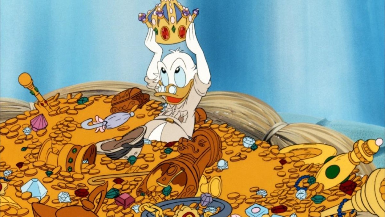 Il est posé sur un tas d'or Il est posé sur un tas d'or