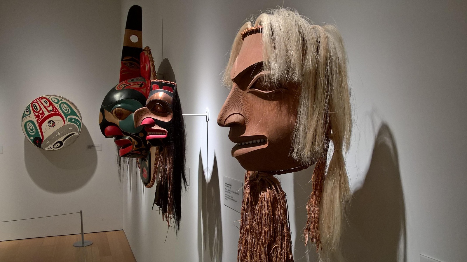 Des masques autochtones au Musée Audain à Whistler Des masques autochtones au Musée Audain à Whistler