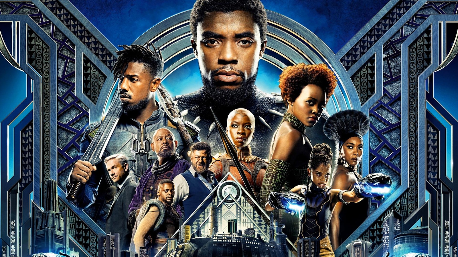 Presque tous les personnages du film de Marvel sont des Noirs, à l'exception de deux. Presque tous les personnages du film de Marvel sont des Noirs, à l'exception de deux.
