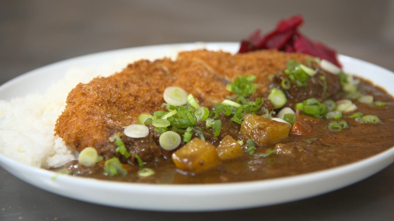 Un plat de cari japonais Un plat de cari japonais